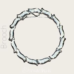 Bundle Closet Sale 3 For $$15 | Silver Tone Gerry Wreath Brooch